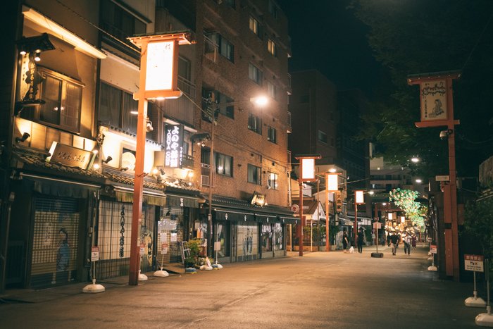 Lantern Glow in the Night