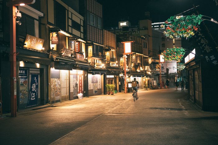 Luminous Streets at Dusk