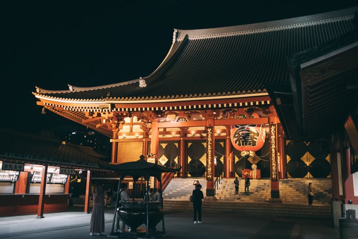 Glowing Serenity at Night