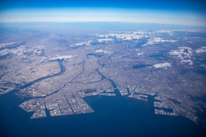 Aerial Metropolis: Blue Veins